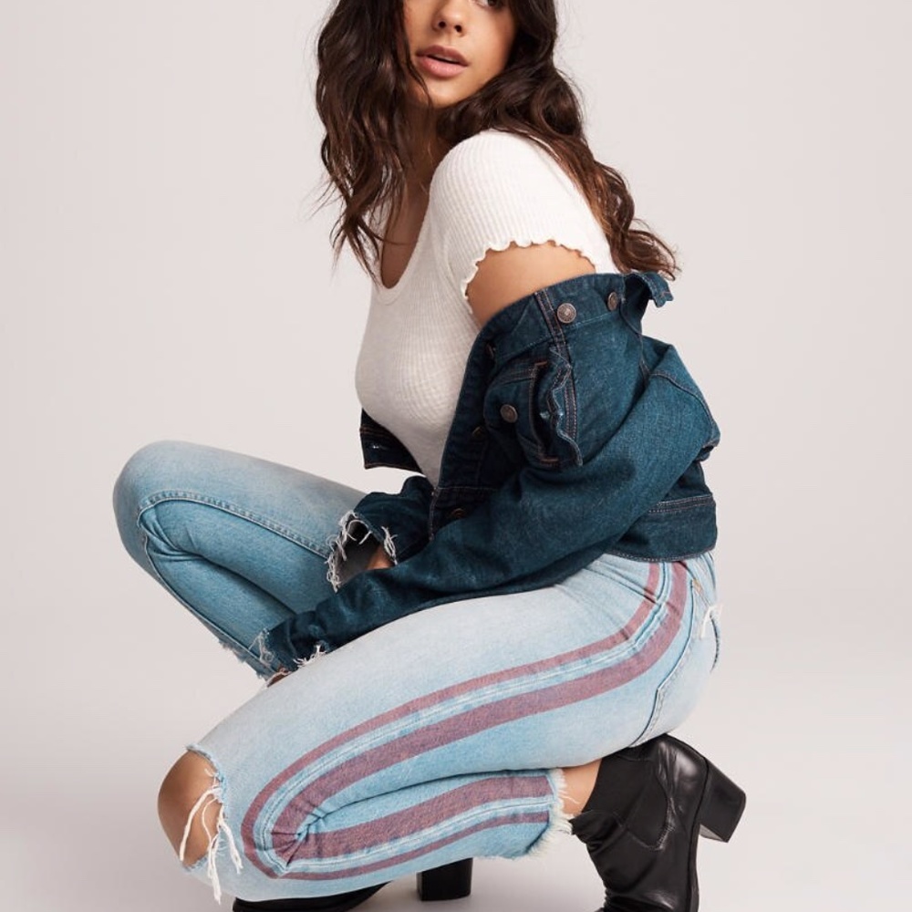 NWOT | Abercrombie | high rise mom jeans
